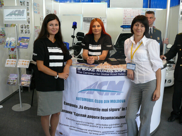 Campania “Make Roads Safe” Moldova la Expoziţia Internaţională “Security-2010”